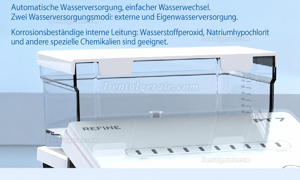 Refine PT 7 Ultraschallscaler Parodontalbehandlungsger&auml;t mit Wasserflasche